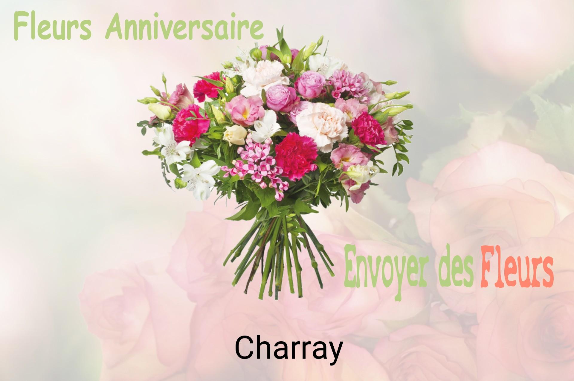 Bouquet de fleurs d’anniversaire livré à Charray
